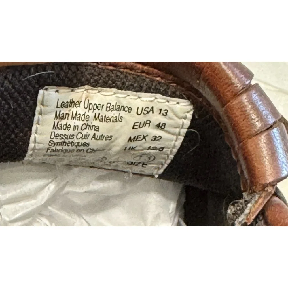 Hunters Bay Vtg. Ecletic Ivy League Leather Tassel Kiltie Loafers Men 13 Brown
